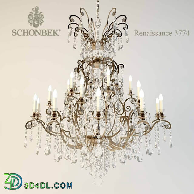 Chandelier Schonbek3774 Pendant light 3D Models