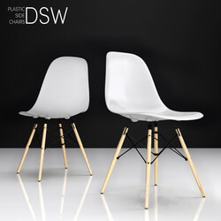 Eames DSW plastic side chair 