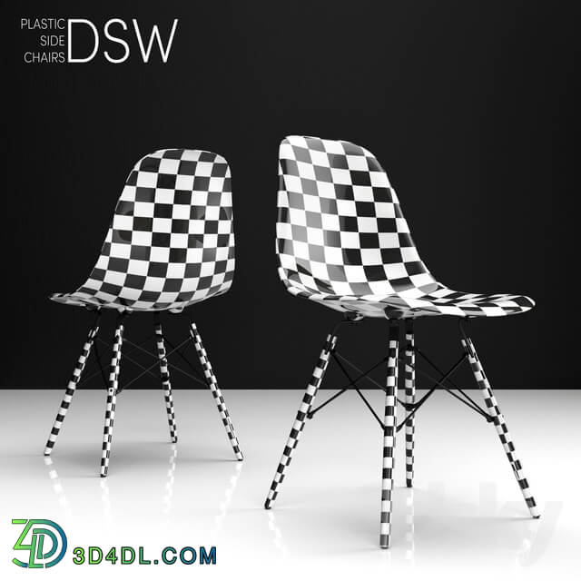 Eames DSW plastic side chair