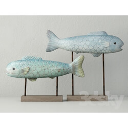 Other decorative objects Ocean Fish Figure Set 