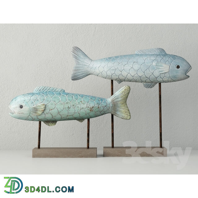 Other decorative objects Ocean Fish Figure Set