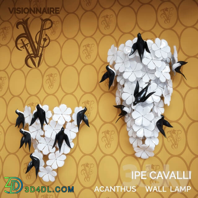 ACANTHUS WALL LAMP IPE CAVALLI VISIONNAIRE