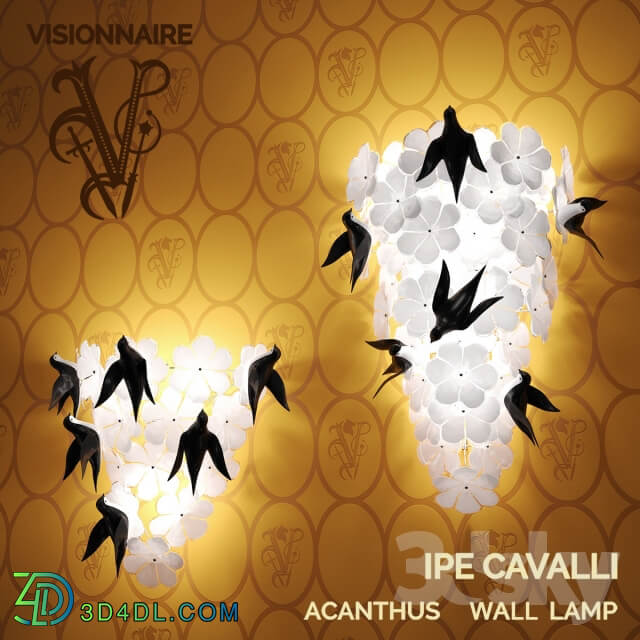 ACANTHUS WALL LAMP IPE CAVALLI VISIONNAIRE