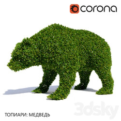 Topiary Bear 3D Models 