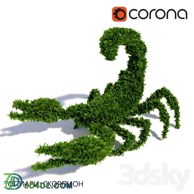 Topiary Scorpio 3D Models