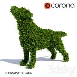 Topiary Dog 3D Models 