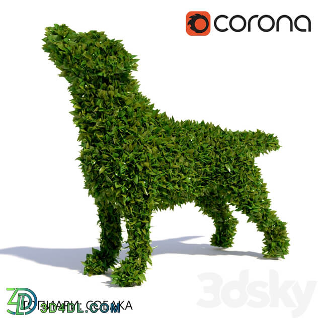 Topiary Dog 3D Models