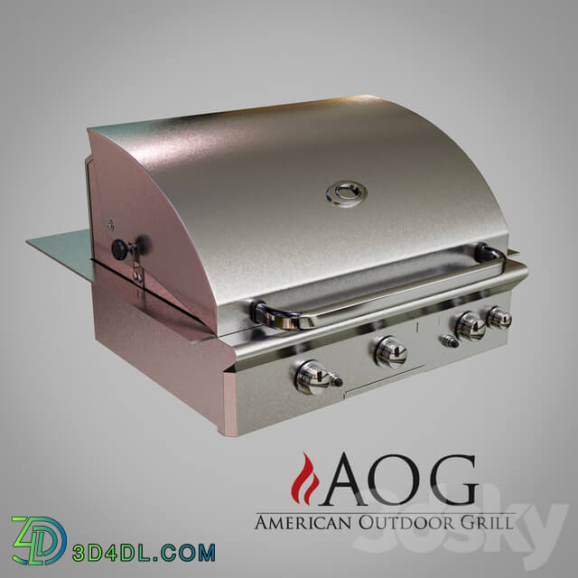 American Outdoor Grill Corona materials 3D Models