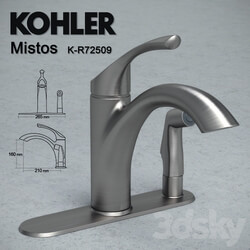 Kitchen faucet Kohler Mistos K R72508 K R72509 Faucet 3D Models 