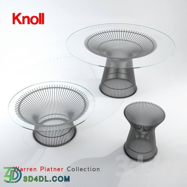 Knoll Platner Dining and Low Tables