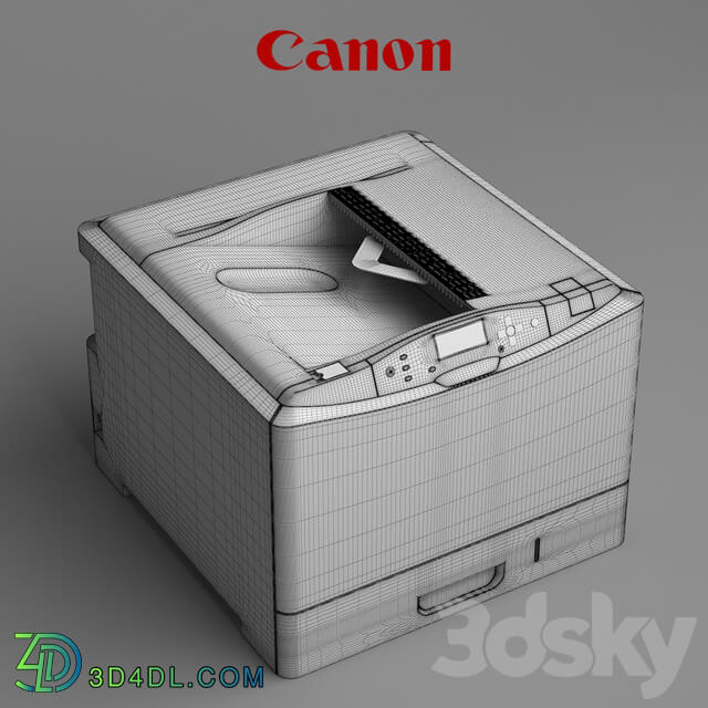 Printer Canon i Sensys LBP7780Cx PC other electronics 3D Models