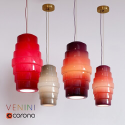 Hanging lamp Venini Zoe Pendant light 3D Models 