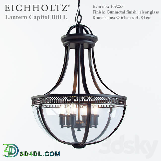 Eichholtz Lantern Capitol Hill L Pendant light 3D Models