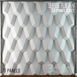 3D panel 9 pcs. 3D panels Set 9 Subberjean 