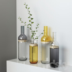 Bottle Vase Duo set dekotivnyh vases 