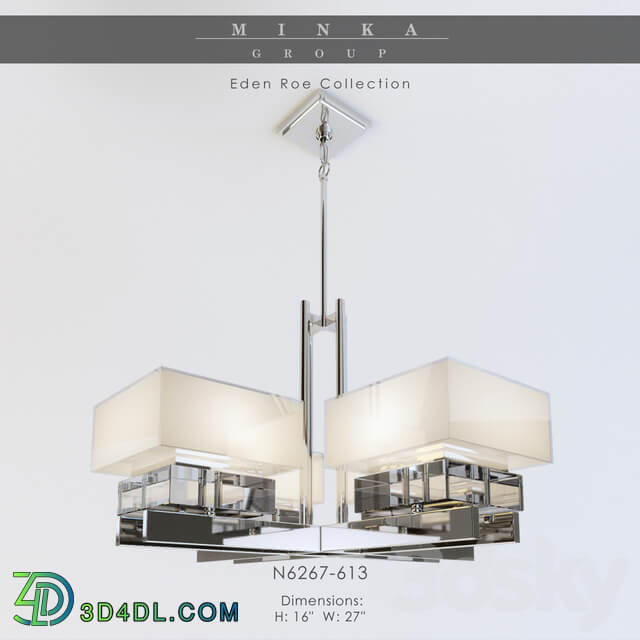 minka group N6267 613 corrected 3ds Max file Pendant light 3D Models