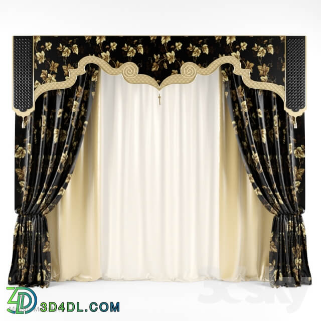 Black curtain