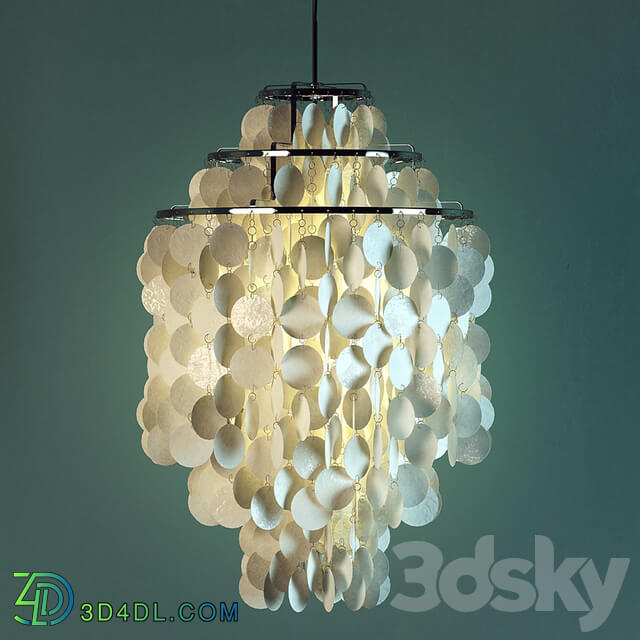 Verner Panton Fun Lamp Pendant light 3D Models