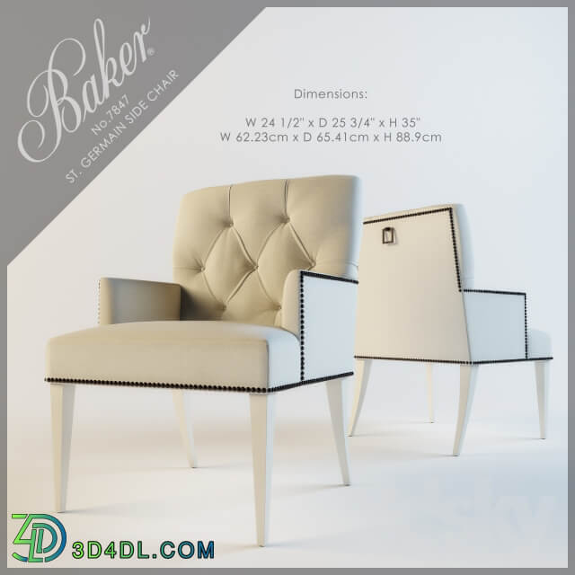 BAKER St. GERMAIN SIDE CHAIR No. 7847