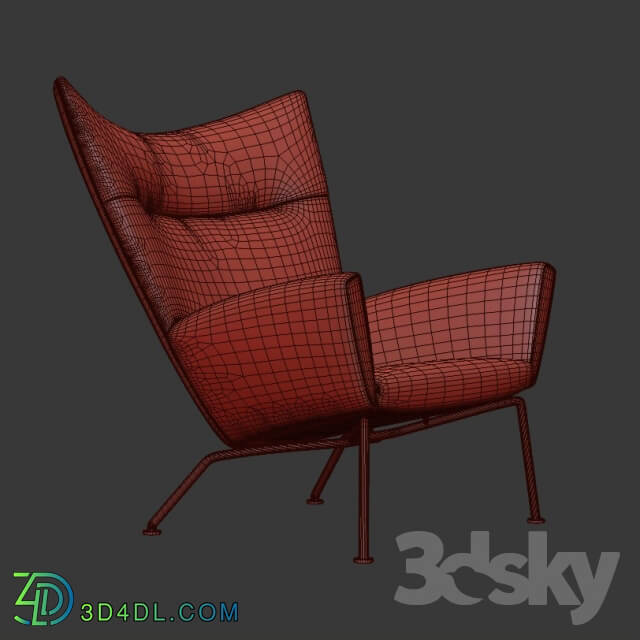 CH 445 Wing Chair