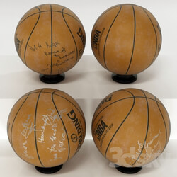 Basketballs autographed 