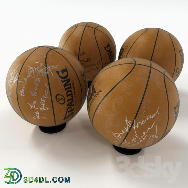 Basketballs autographed