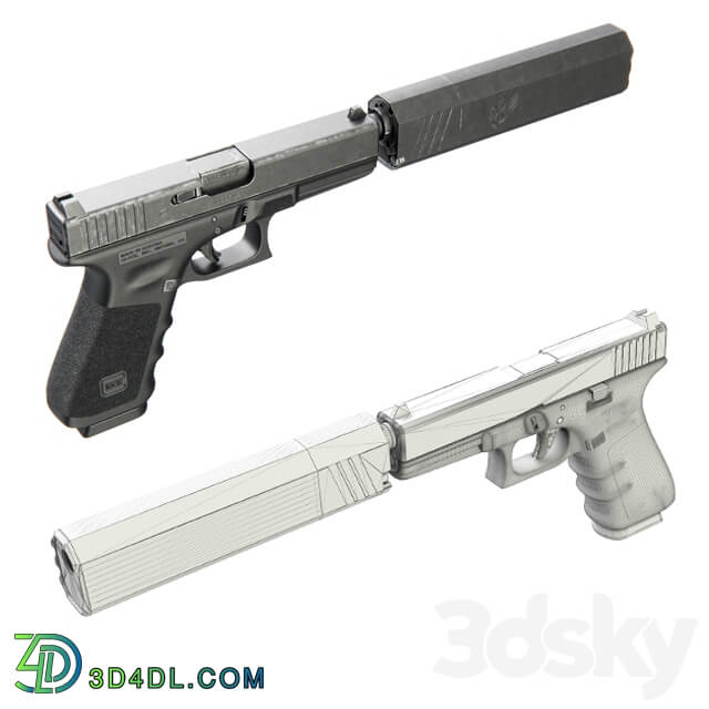 Pistol Glock 17 Miscellaneous 3D Models