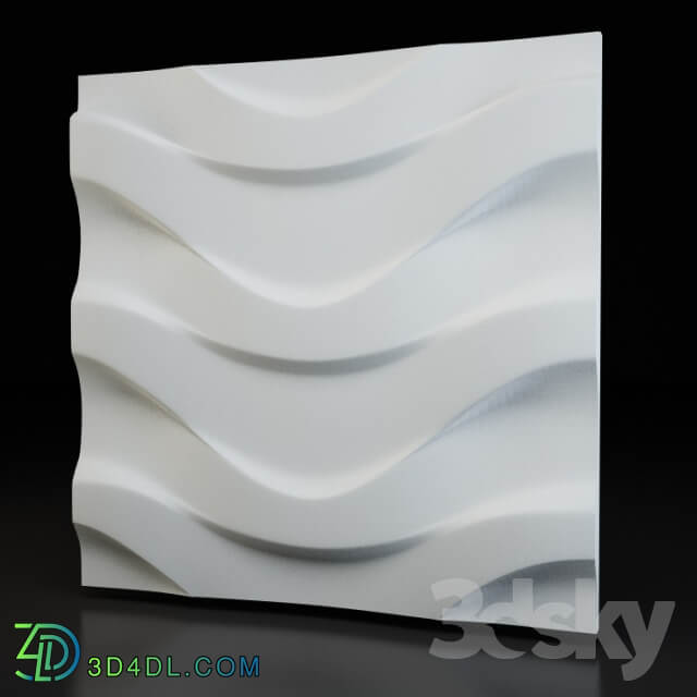 Wave 3D panel