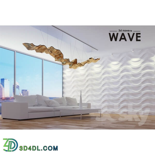 Wave 3D panel