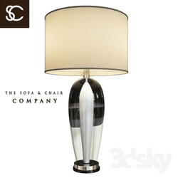 Table lamp PETITE CONCAVE SILVER The Sofa amp Chair Company  
