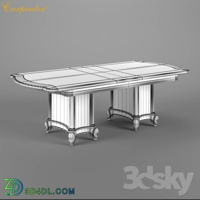 2600400 230 1 Carpenter Extensible dining table 2000x1150x760