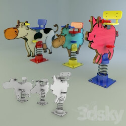 Spring Toys 3D Models 