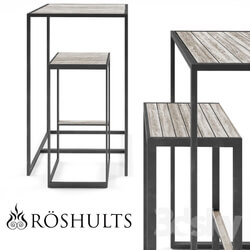 Table Chair Roshults Garden Bar Table Set 