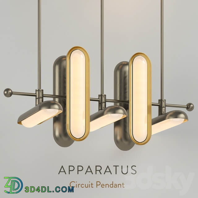 Chandelier Apparatus Circuit Pendant light 3D Models