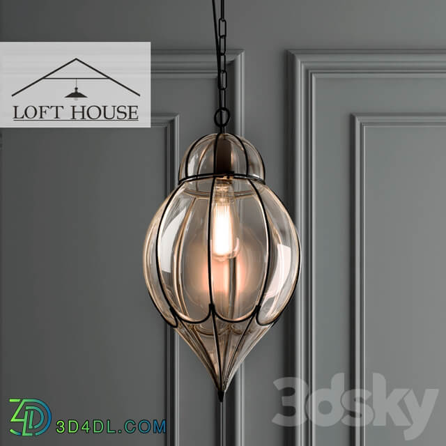 Hanging Lamp Loft House P 164 Pendant light 3D Models