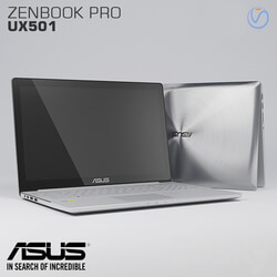 Notebook ASUS Zenbook Pro UX501 PC other electronics 3D Models 