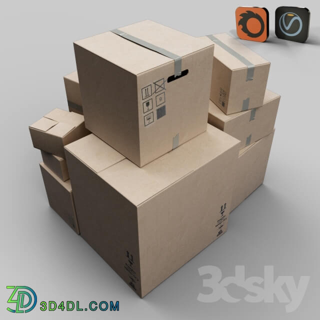 Miscellaneous cardboard Box