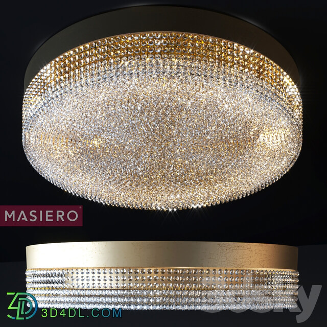 Masiero VE 897 PL8 Ceiling lamp 3D Models