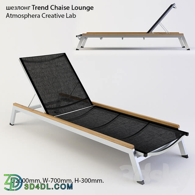 chaise Trend Chaise Lounge Atmosphera Creative Lab Other 3D Models