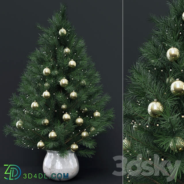 Christmas tree 2 3D Models