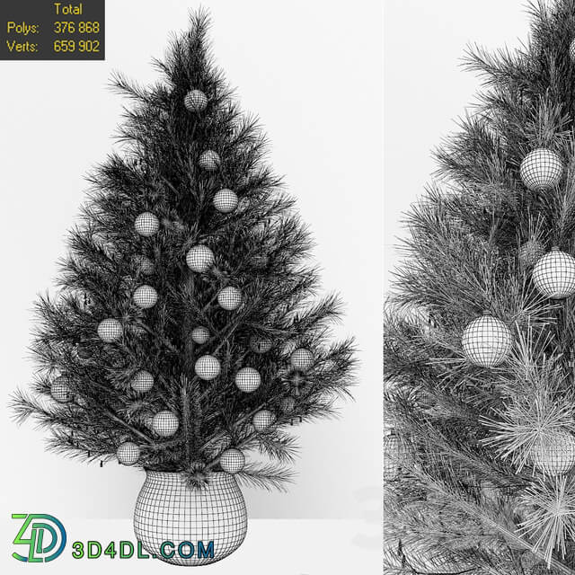 Christmas tree 2 3D Models