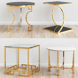 Gold side tables 2 
