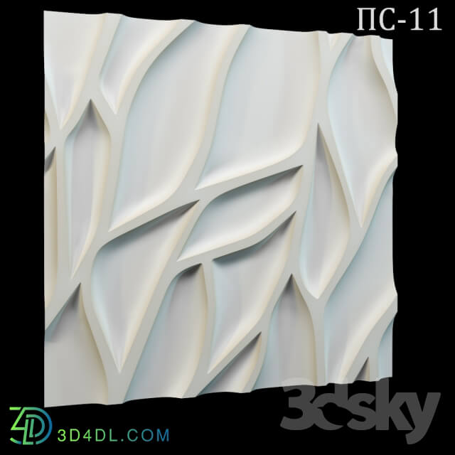 Decorative 3D panel PS 11 3D Models