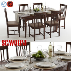 Table Chair Scavolini Armony Chairs and Table 