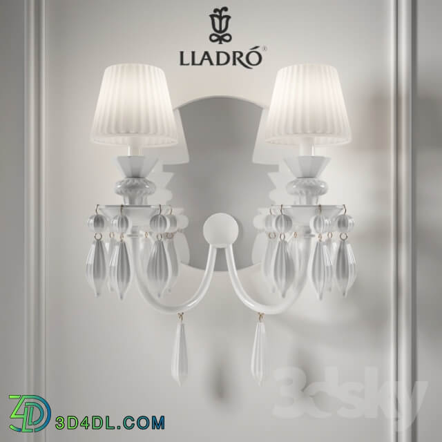 Lladro Belle de Nuit Wall lamp