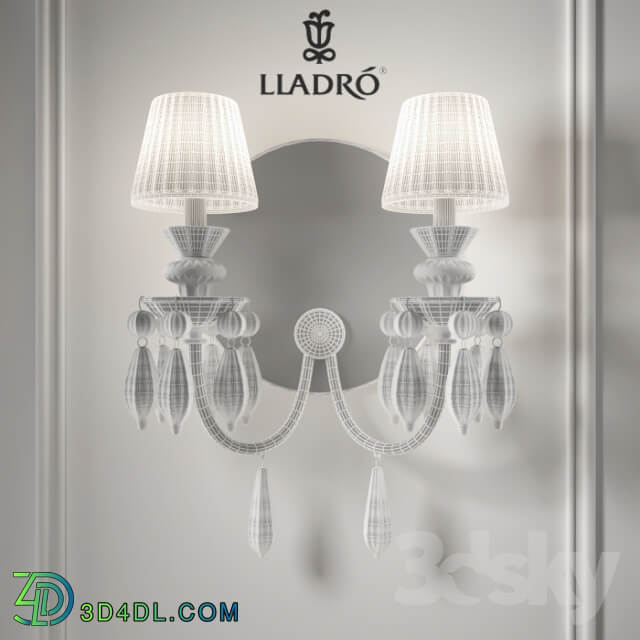 Lladro Belle de Nuit Wall lamp