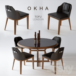 Table Chair OKHA TOFU amp LONDON 