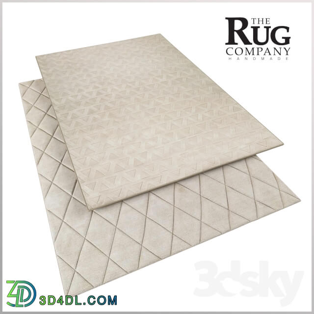 CAPITONE amp TRIANGLES WHITE RUGS. RUG COMPANY.