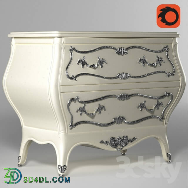 Sideboard Chest of drawer Century Furniture 519 222 Martel Commode