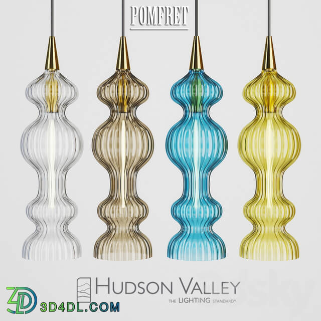 Hudson Valley Pomfret Pendant light 3D Models